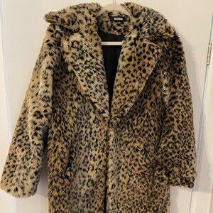 Trendy Leopard print coat - Missguided - size 6 US